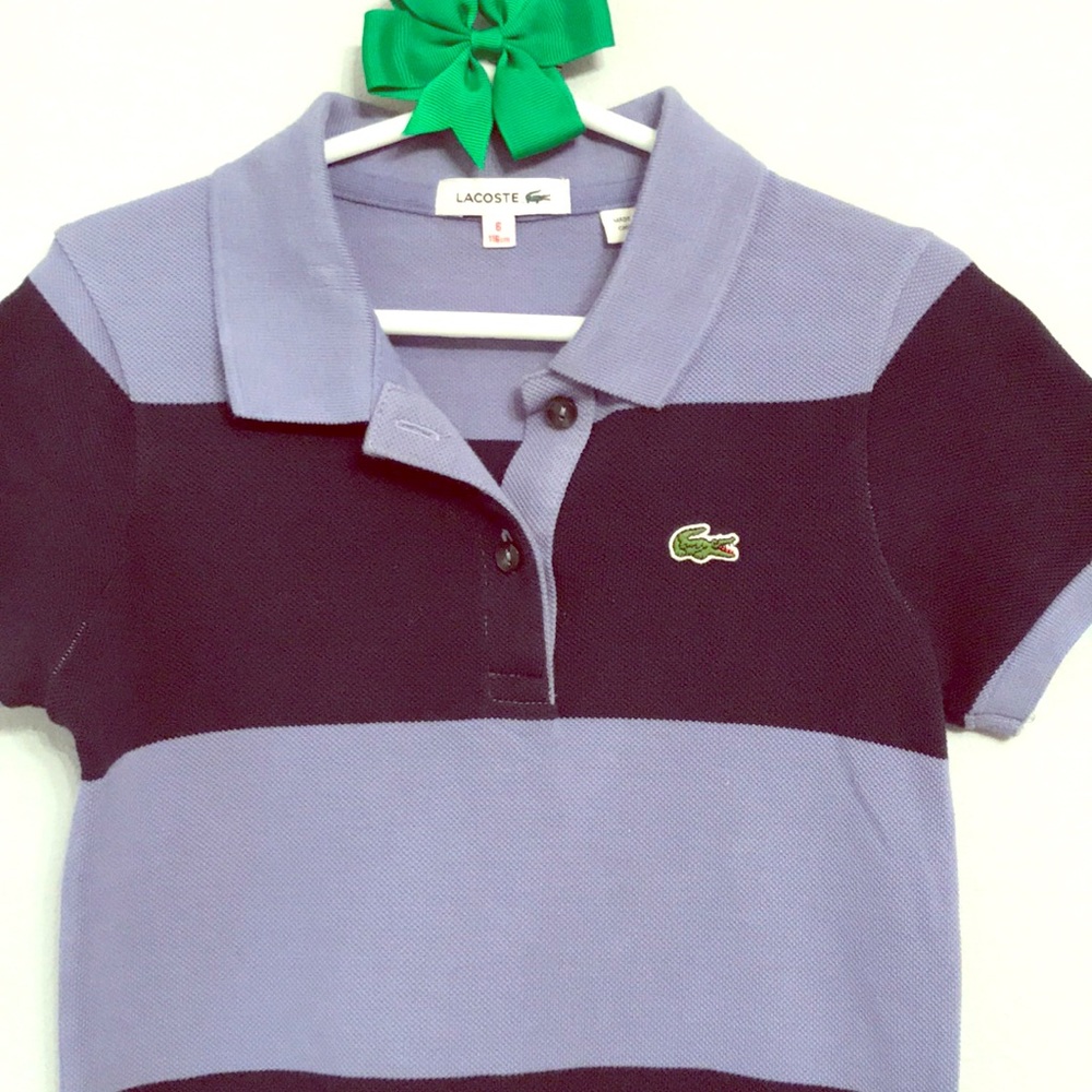 Never worn!! Lacoste dress w matching bow sz6
